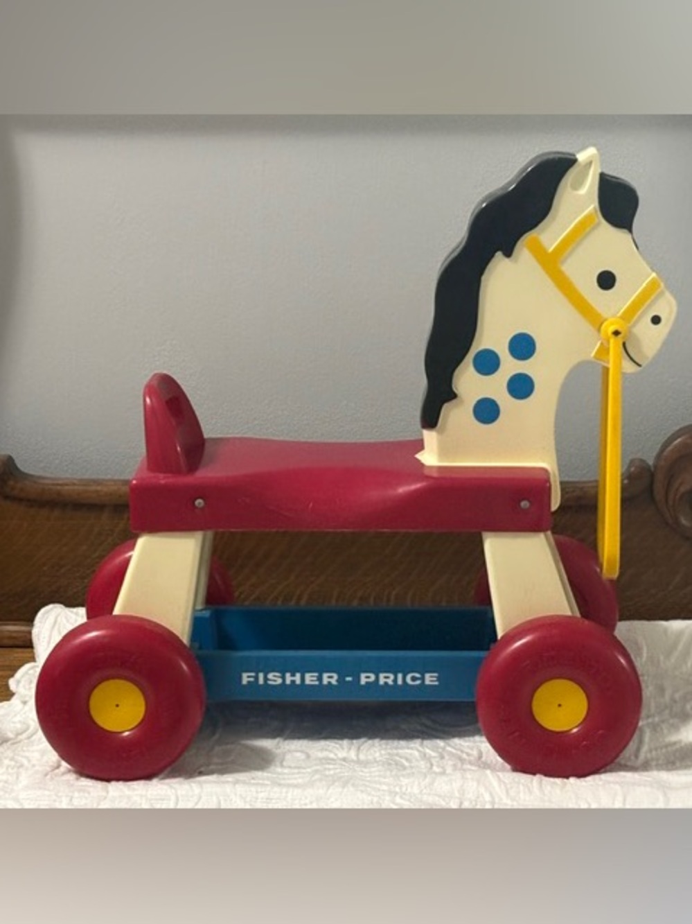 Vintage 1976 Fisher-Price Riding Horse 🐎 Toy 18”